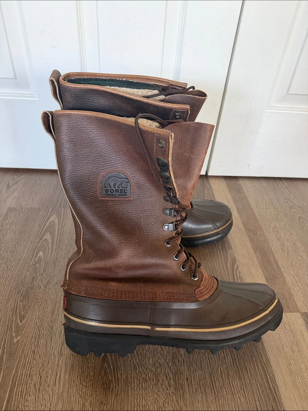 Sorel maverick pac boots Men’s wool liner water proof